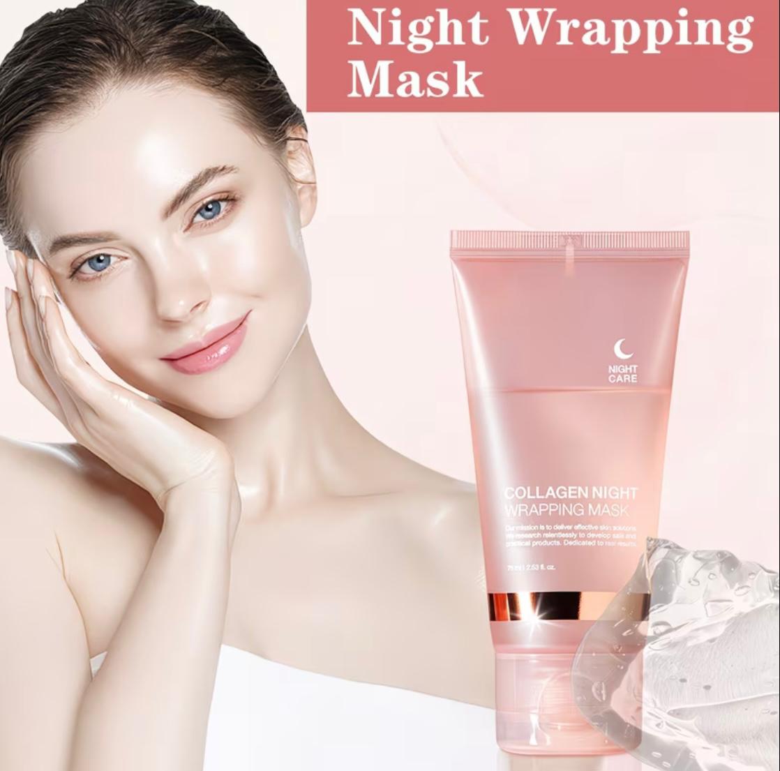 Collagen wrapping mask
