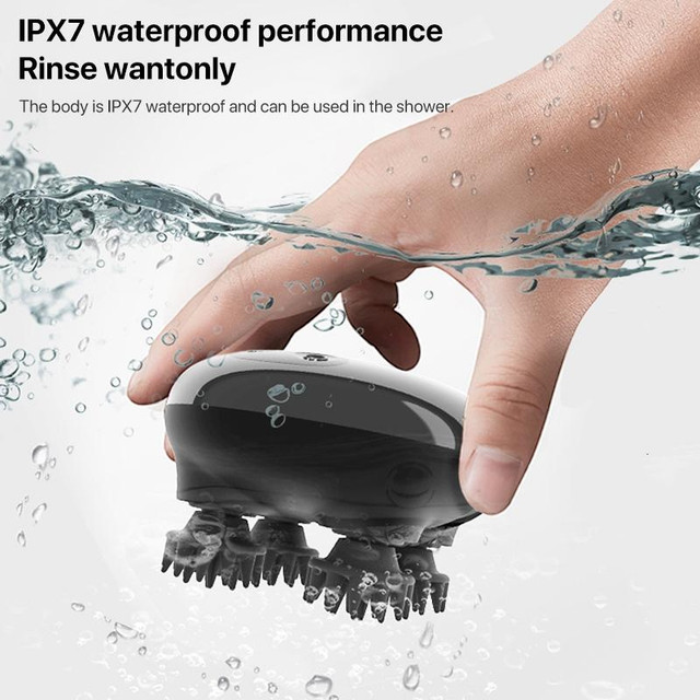 Yesido Waterproof Electric Pulse Head Massager