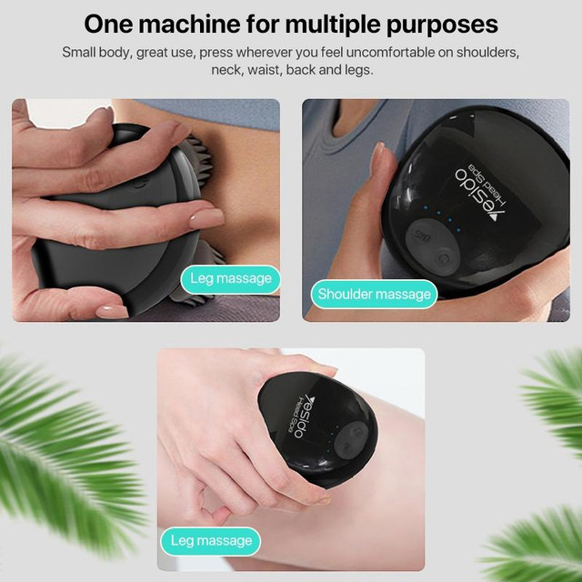 Yesido Waterproof Electric Pulse Head Massager