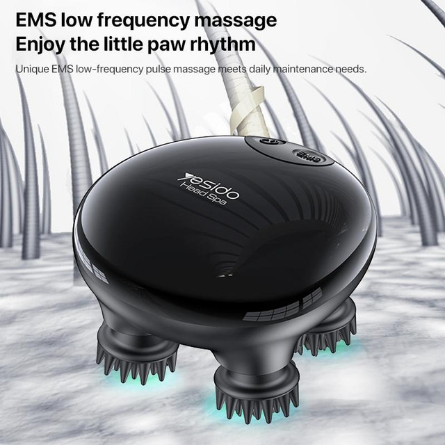 Yesido Waterproof Electric Pulse Head Massager