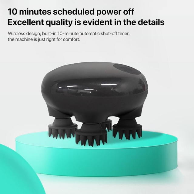 Yesido Waterproof Electric Pulse Head Massager