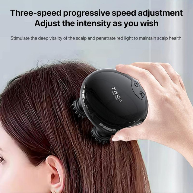 Yesido Waterproof Electric Pulse Head Massager