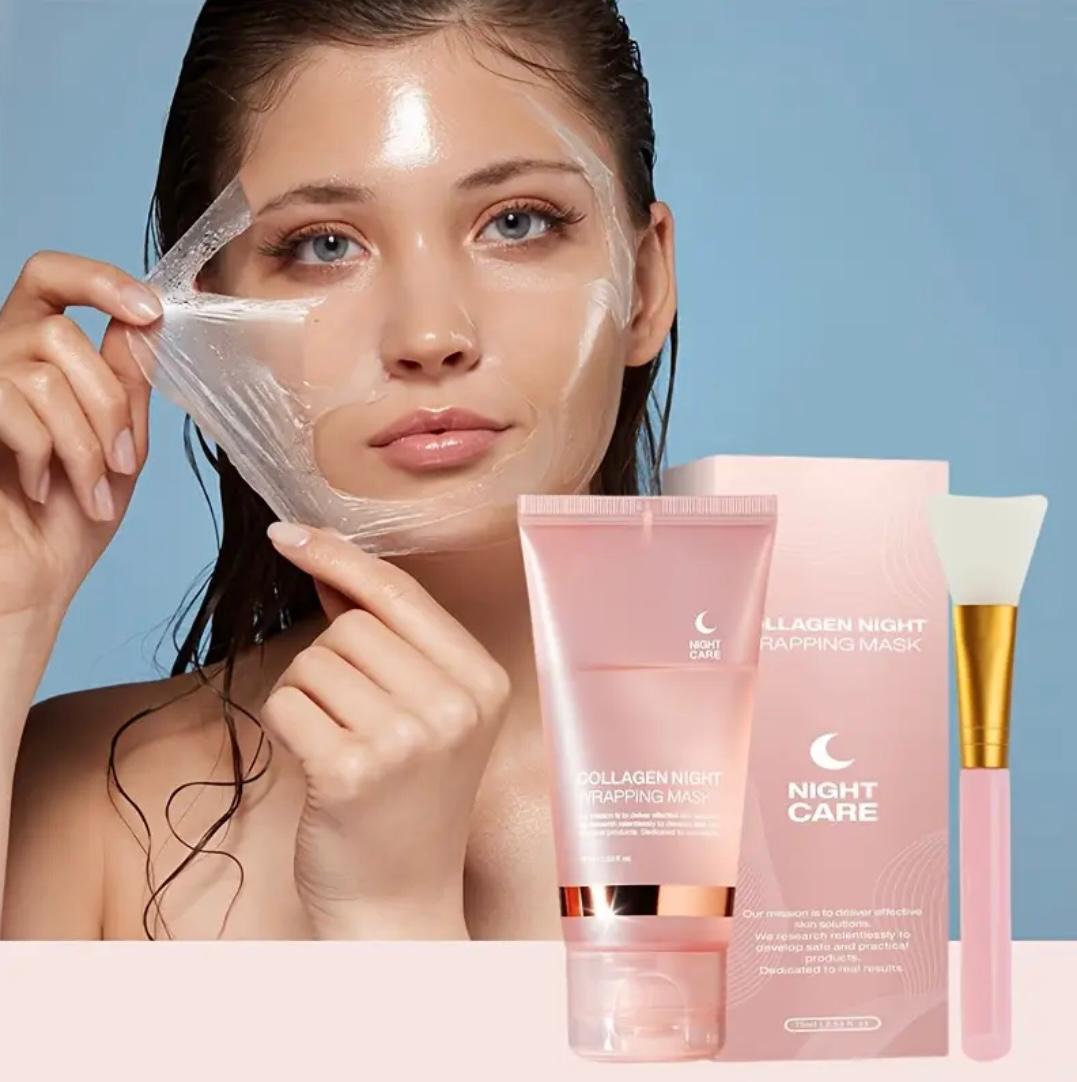 Collagen wrapping mask