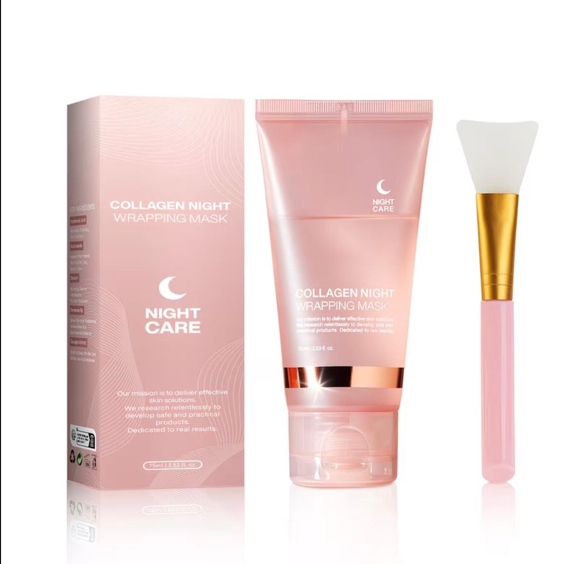 Collagen wrapping mask