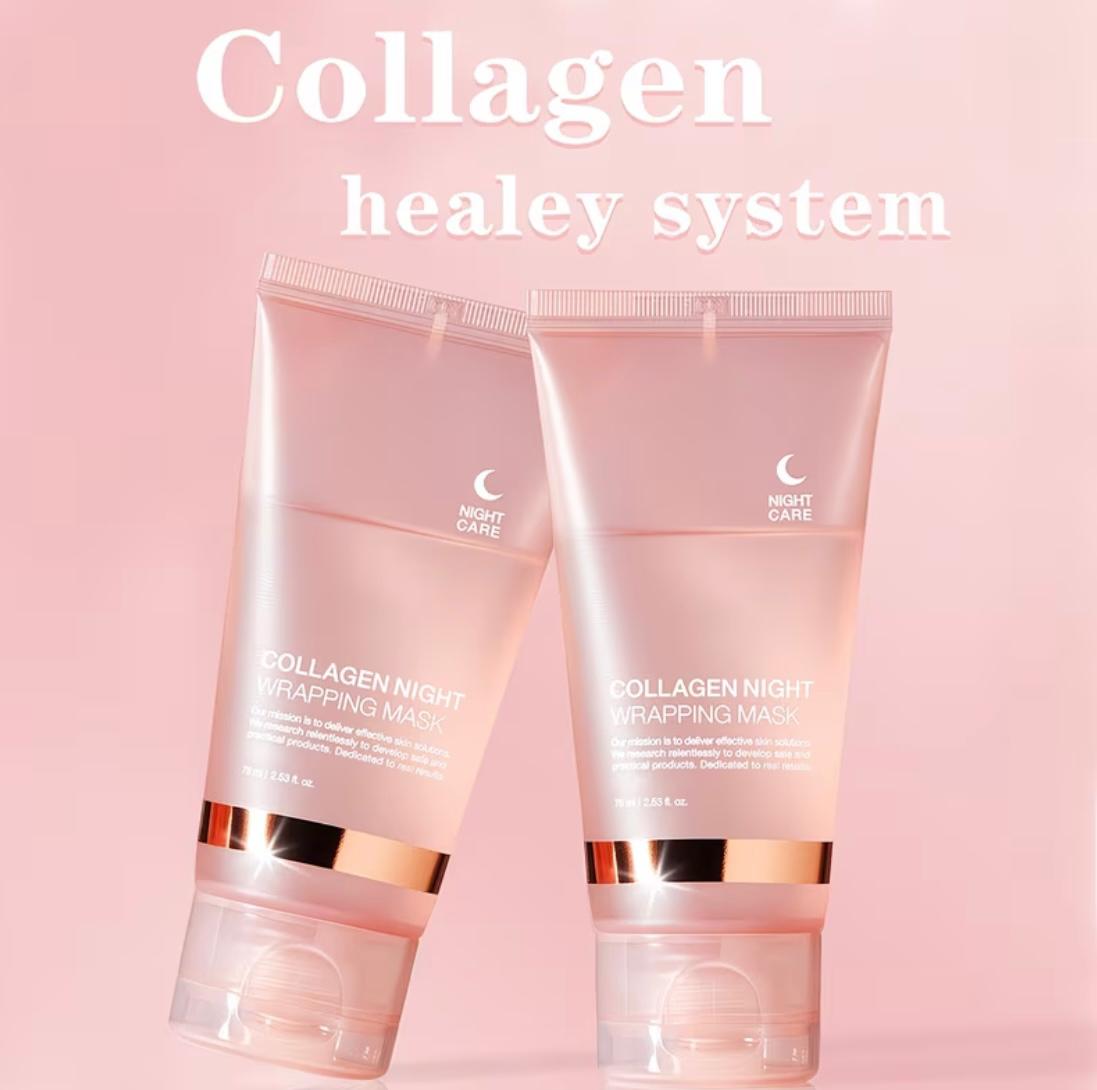 Collagen wrapping mask