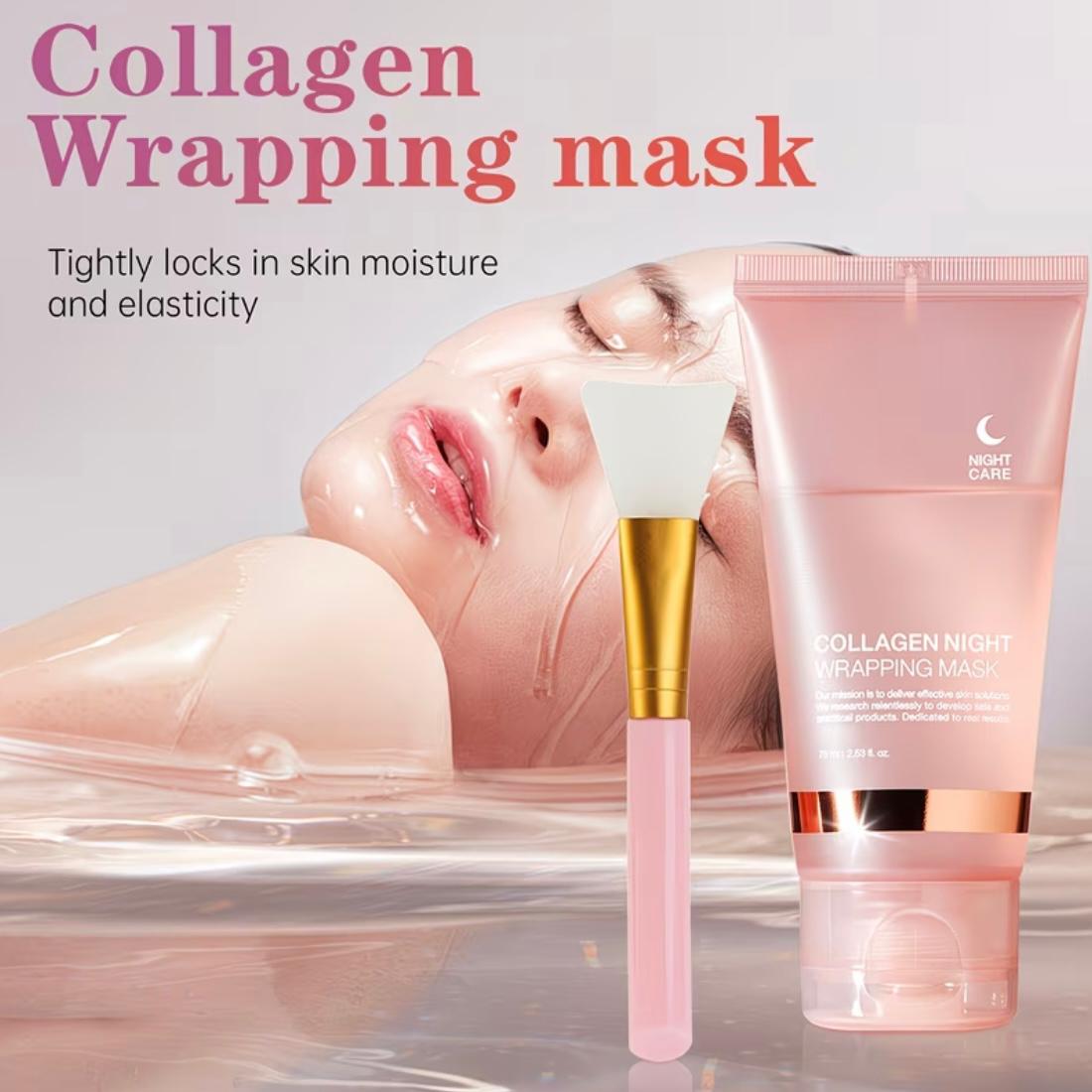 Collagen wrapping mask