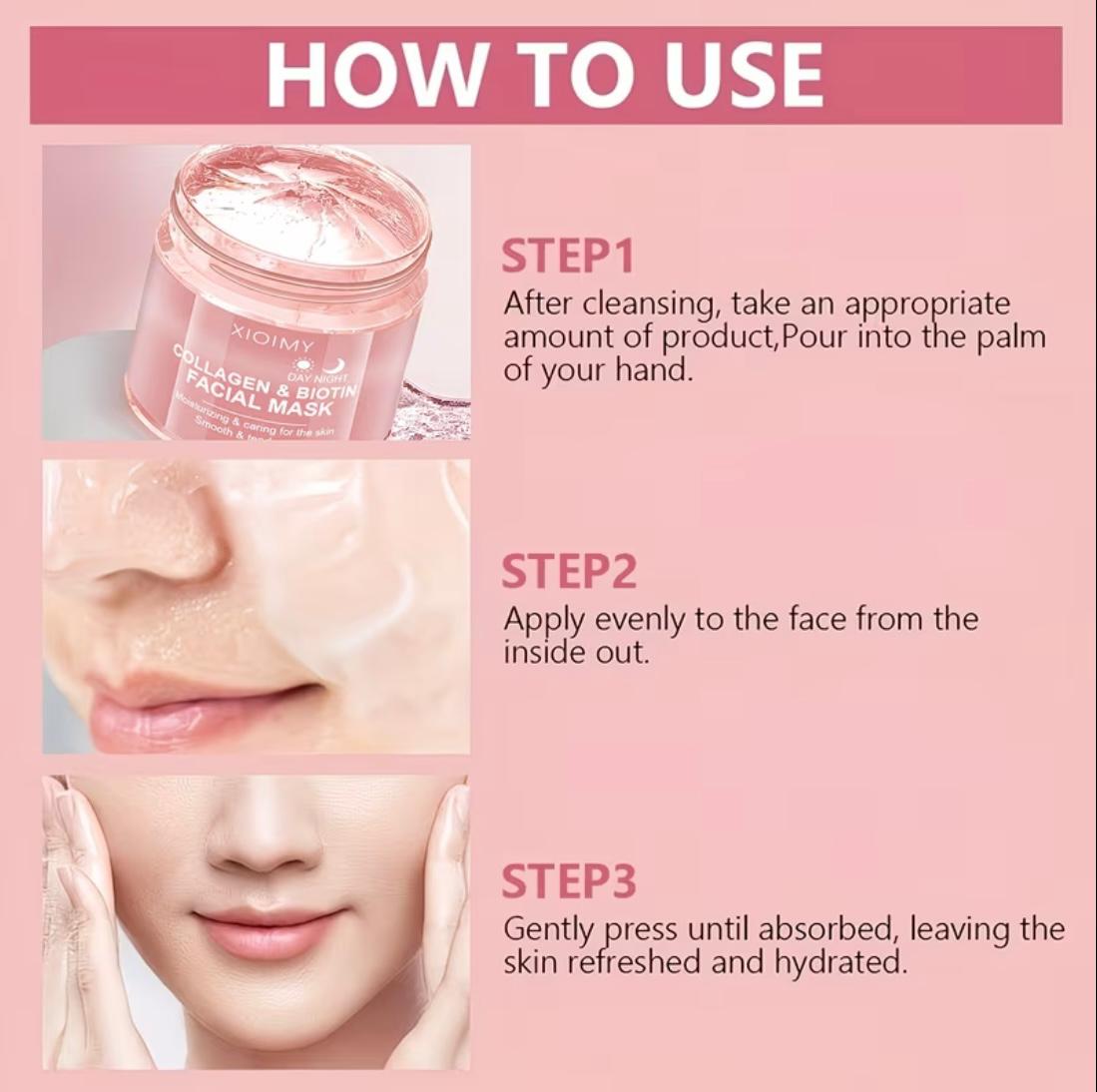 Collagen and Biotin Facial Mask